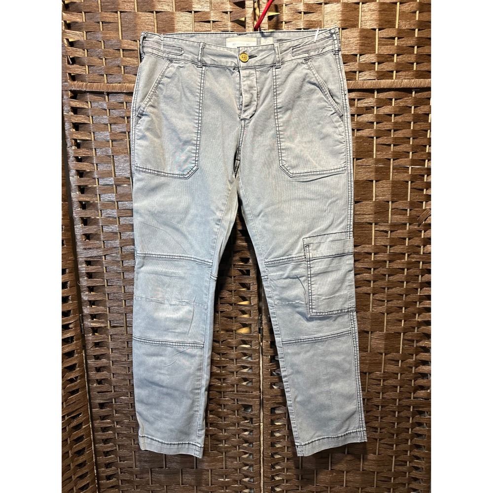 Pilcro and the‎ Letterpress Gray Wash Utility Ankle Pants